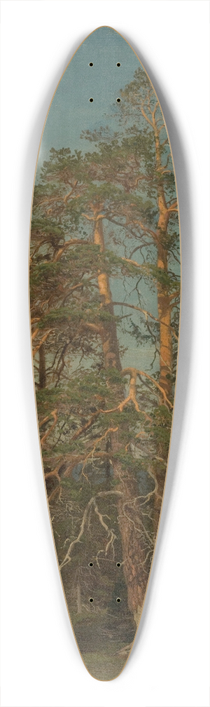 Amaldus Nielsen - Furuer, Levanger 39.3 inch art pintail longboard deck