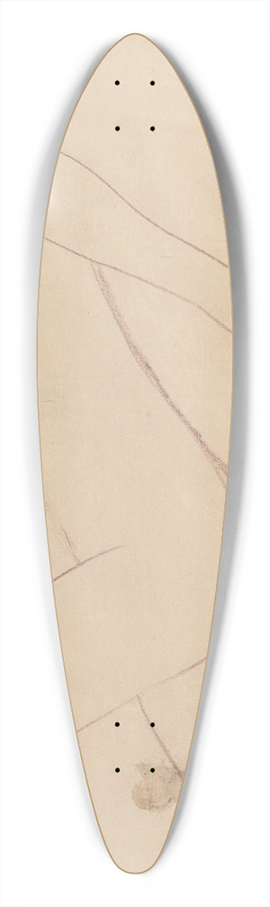 Amedeo Modigliani - Athlte De Foire Ou De Cirque De Profil 39.3 inch art pintail longboard deck