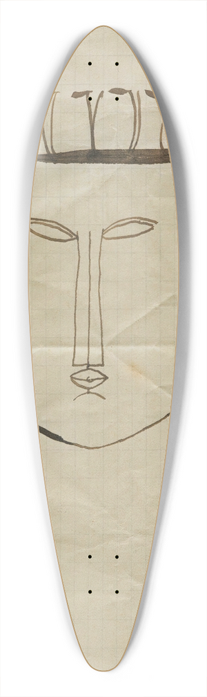 Amedeo Modigliani - Tte 39.3 inch art pintail longboard deck