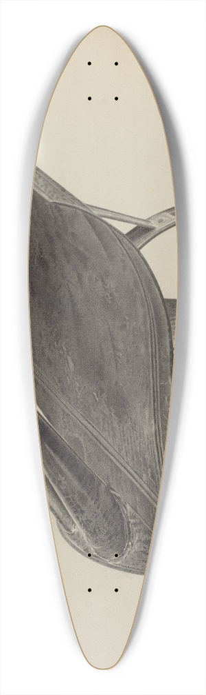 Amelia Tuccio - Jacking Torch 39.3 inch art pintail longboard deck