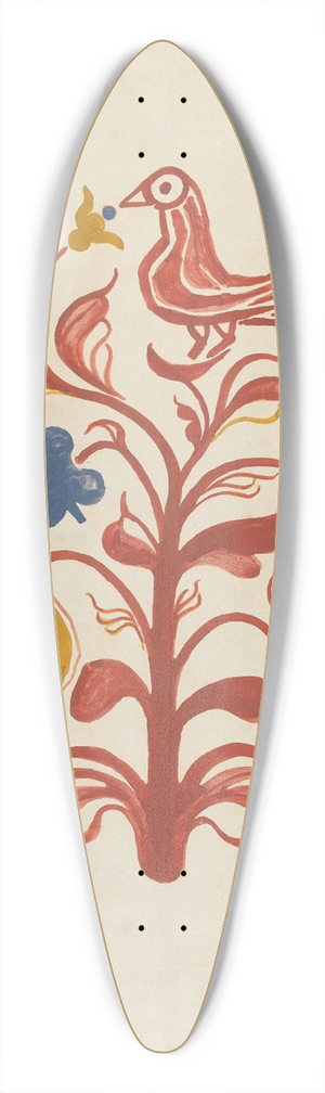 American 20th Century - Design from Proposed Portfolio 39.3 inch art pintail longboard deck