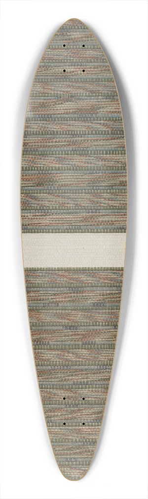 American 20th Century - Rug Runner 39.3 inch art pintail longboard deck