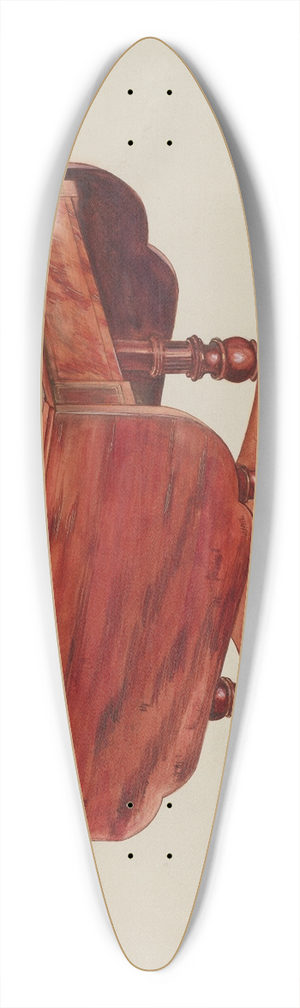 American 20th Century - Table-drop Leaf 39.3 inch art pintail longboard deck
