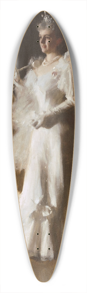 Anders Zorn - Mrs. Potter Palmer 39.3 inch art pintail longboard deck