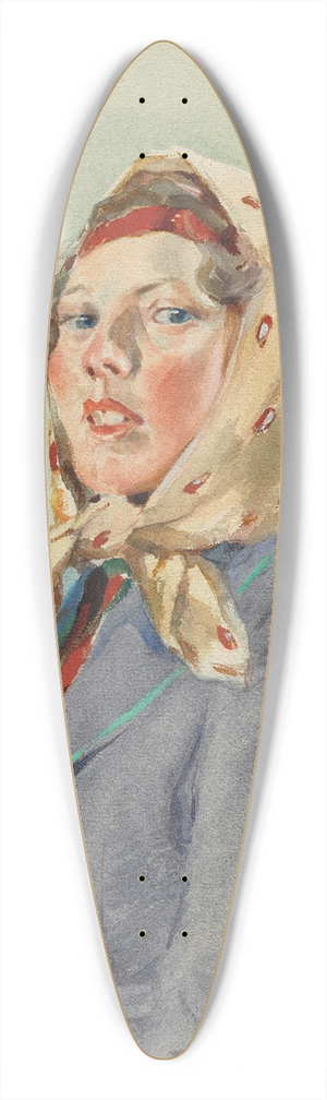 Anders Zorn - Skerikulla 39.3 inch art pintail longboard deck