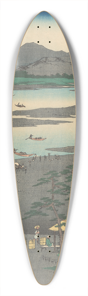 And Hiroshige - Mitsuke 39.3 inch art pintail longboard deck