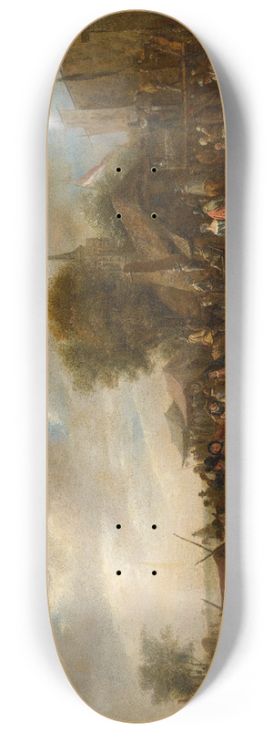 Jan Steen - Village Fair 8.25 inch art skate deck Jan Steen - Village Fair 8.25 inch art skate deck