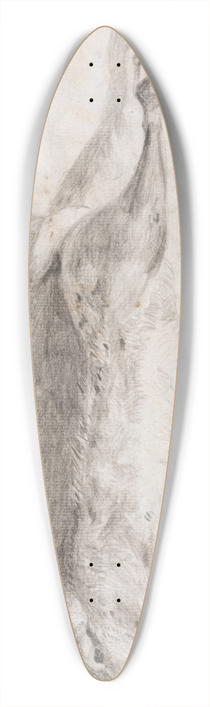 Andrew Geddes - Dead Hare 39.3 inch art pintail longboard deck
