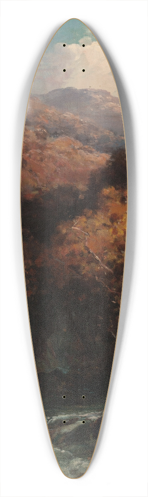 Andrew Melrose - Forest Creek Bed 39.3 inch art pintail longboard deck