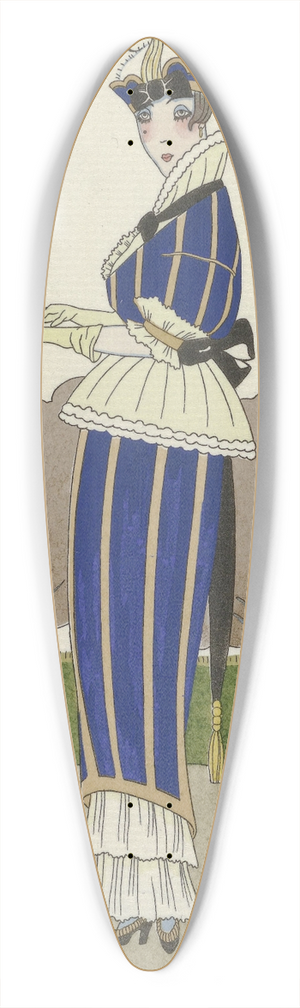 Andr Stfan - Robe de satin 39.3 inch art pintail longboard deck