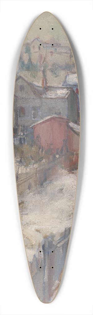 Andrus Johani - Tartu relinnas 39.3 inch art pintail longboard deck