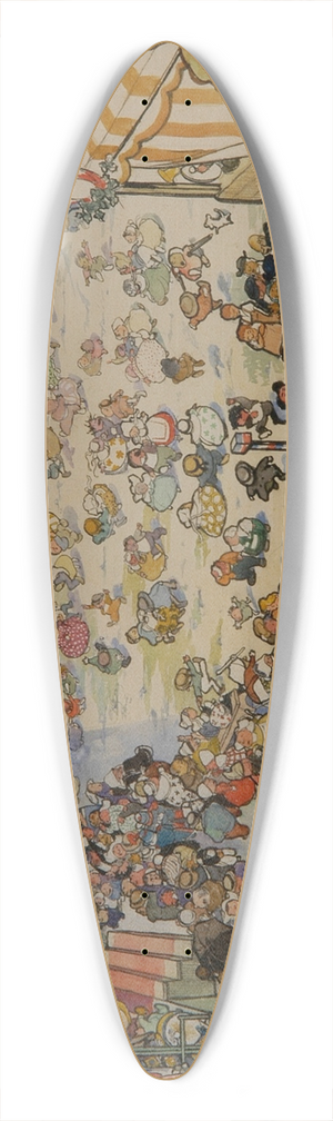 Andr Victor douard Devambez - La foire de Pque 39.3 inch art pintail longboard deck