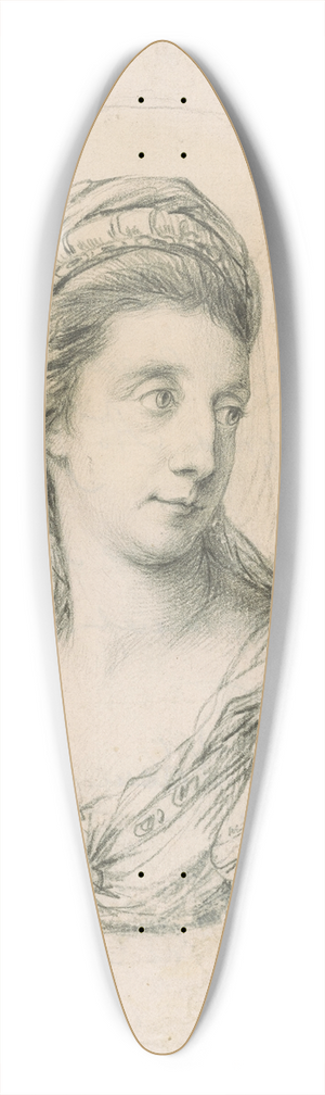Angelica Kauffmann - Dorothea Hellen 39.3 inch art pintail longboard deck