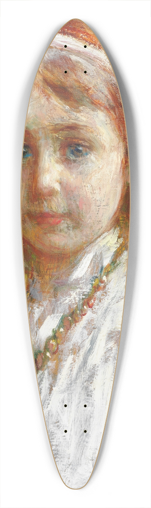 Angelo dall'Oca Bianca - Il Fiocchetto Rosa 39.3 inch art pintail longboard deck