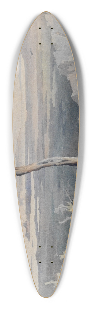 Angelos Giallinas - Korfu Sciroccostimmung 39.3 inch art pintail longboard deck