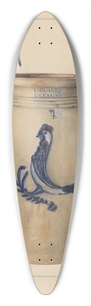 Anna Aloisi - Crock 39.3 inch art pintail longboard deck