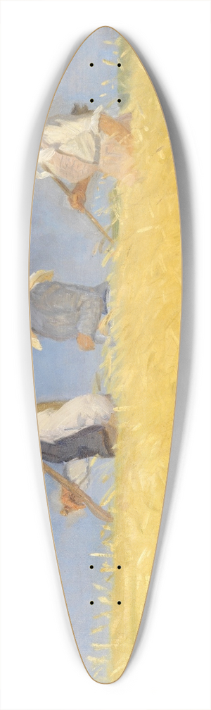 Anna Ancher - Harvesters 39.3 inch art pintail longboard deck