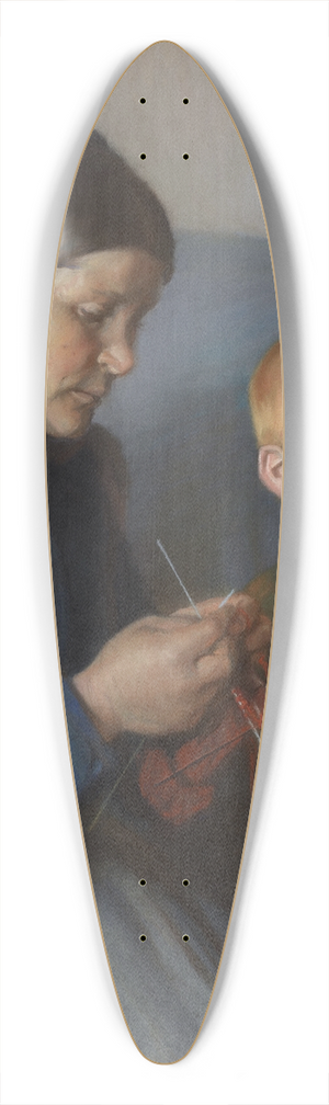 Anna Ancher - Lektien gennemges 39.3 inch art pintail longboard deck