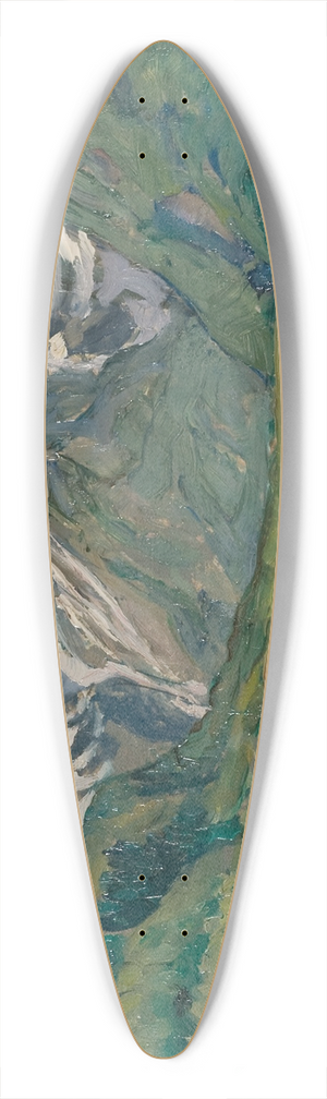 Anna Boberg - A Mountain Lake. Study from North Norway 39.3 inch art pintail longboard deck