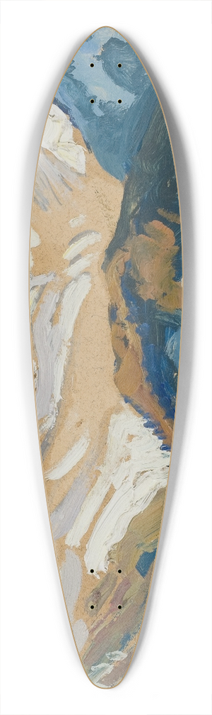Anna Boberg - Mountains. Study from Switzerland 39.3 inch art pintail longboard deck
