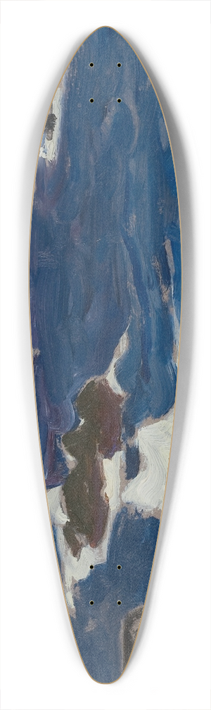 Anna Boberg - Study during a Storm. From Lofoten 39.3 inch art pintail longboard deck
