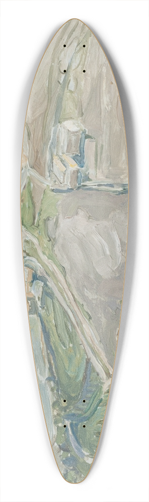 Anna Boberg - Study from Gethsemane 39.3 inch art pintail longboard deck