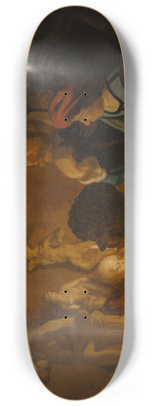 Jan ter Borch - The Drawing Lesson 8.25 inch art skate deck Jan ter Borch - The Drawing Lesson 8.25 inch art skate deck
