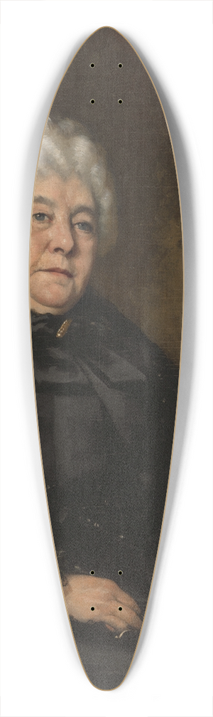 Anna Elizabeth Klumpke - Elizabeth Cady Stanton 39.3 inch art pintail longboard deck