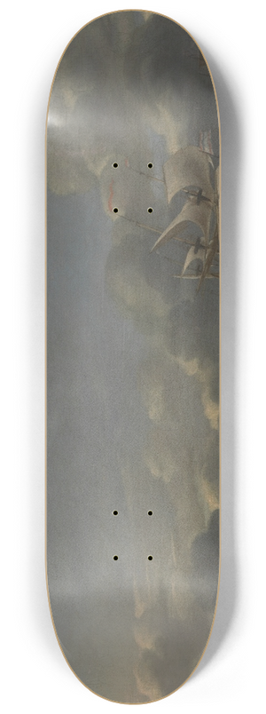 Jan Theunisz. Blanckerhoff - Men of War in a Stiff Breeze 8.25 inch art skate deck Jan Theunisz. Blanckerhoff - Men of War in a Stiff Breeze 8.25 inch art skate deck