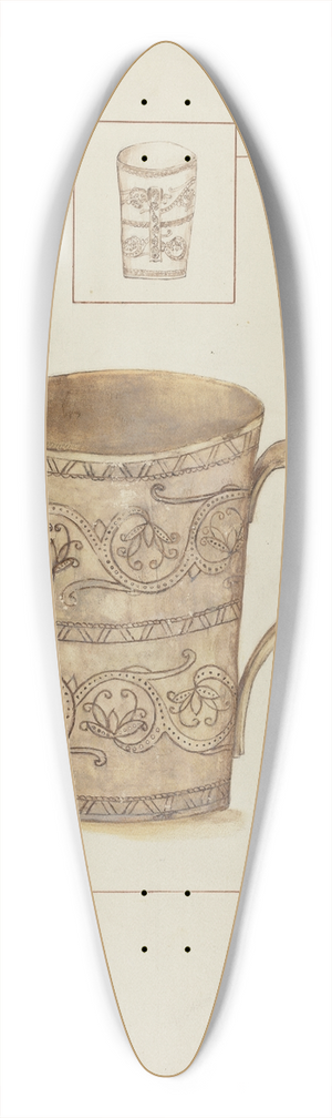 Ann Gene Buckley - Mug 39.3 inch art pintail longboard deck