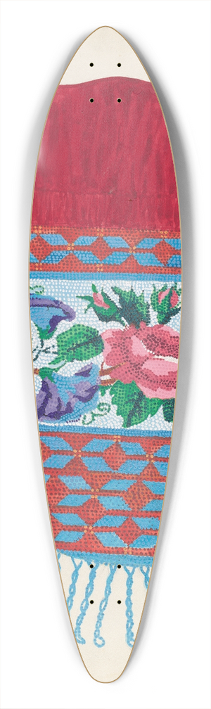 Ann Gene Buckley - Purse 39.3 inch art pintail longboard deck