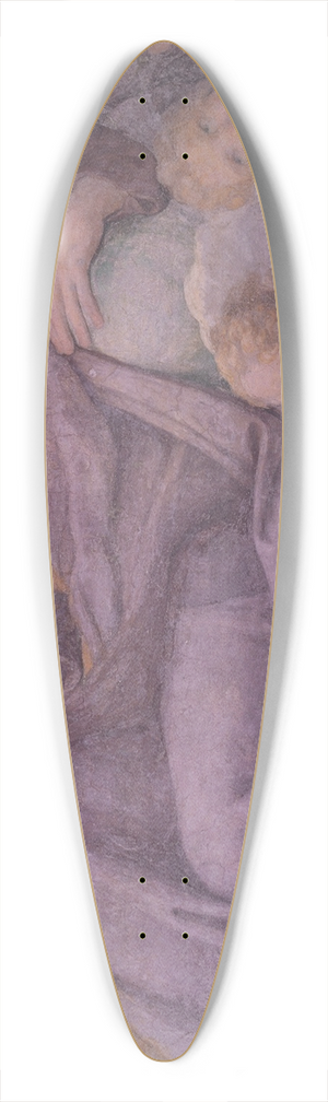 Annibale Carracci - Everlasting Father 39.3 inch art pintail longboard deck