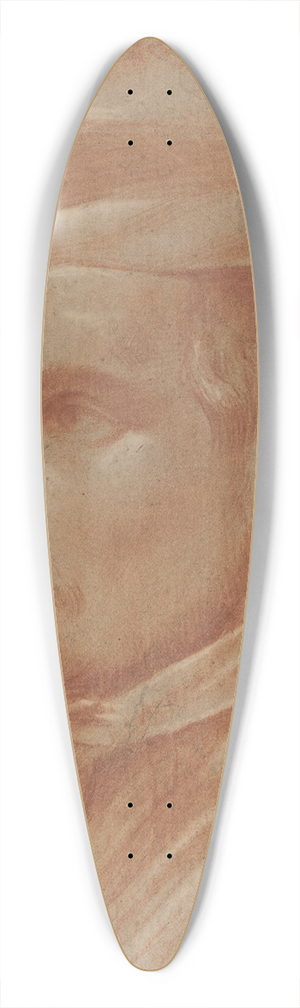 Annibale Carracci - Portrait of an Ecclesiastic Wearing a Biretta 39.3 inch art pintail longboard deck