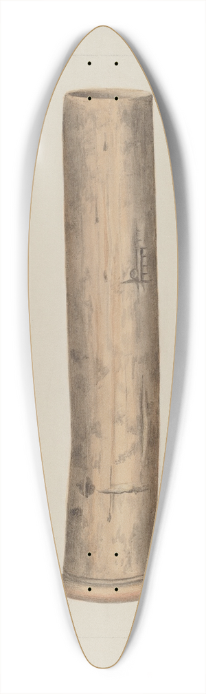 Annie B. Johnston - Earthenware Drain Tile 39.3 inch art pintail longboard deck