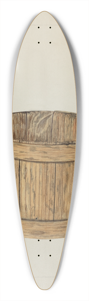 Annie B. Johnston - Piggin 39.3 inch art pintail longboard deck