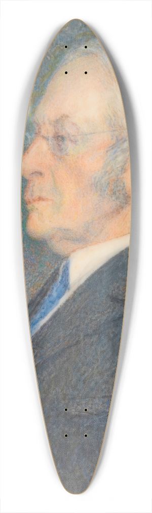 Annie Ware Sabine Siebert - Charles William Eliot 39.3 inch art pintail longboard deck