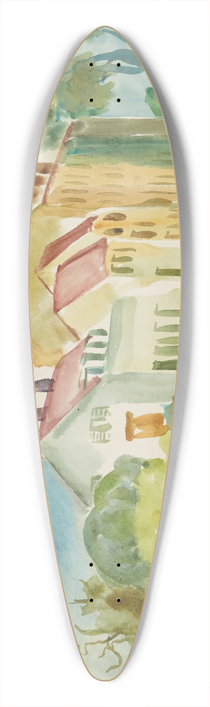 Anny Dollschein - Krsistrae 39.3 inch art pintail longboard deck