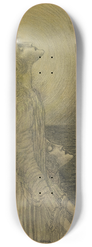 Jan Toorop - Schets voor Panis Angelicus 8.25 inch art skate deck