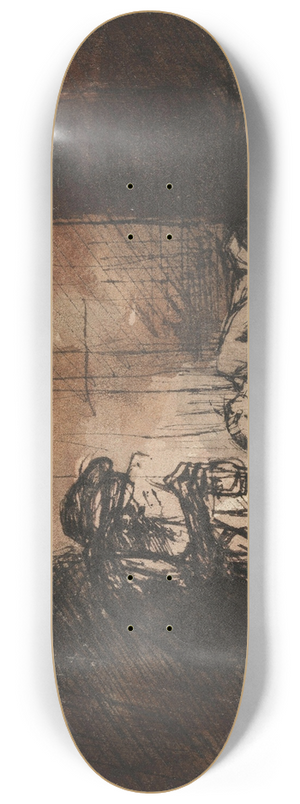 Jan Toorop - The Blindness of Tobias 8.25 inch art skate deck