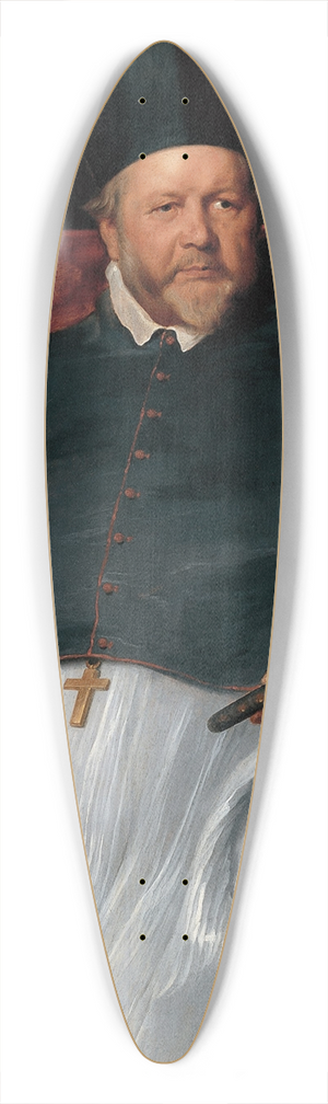 Anthony van Dyck - Bishop Jan Van Malderen 39.3 inch art pintail longboard deck