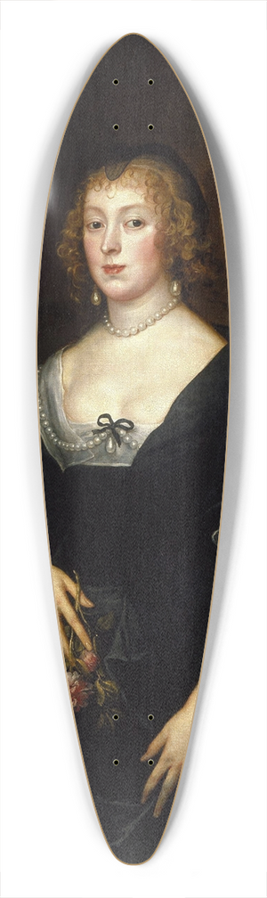 Anthony van Dyck - Lady Dacre 39.3 inch art pintail longboard deck