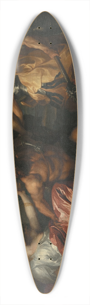 Anthony van Dyck - Samson and Delilah 39.3 inch art pintail longboard deck