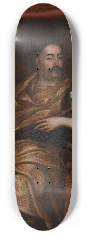 Jan Tricius - Portrait of John III Sobieski 8.25 inch art skate deck Jan Tricius - Portrait of John III Sobieski 8.25 inch art skate deck