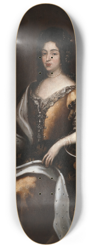 Jan Tricius - Portrait of Maria Casimire 8.25 inch art skate deck Jan Tricius - Portrait of Maria Casimire 8.25 inch art skate deck