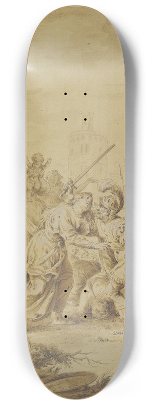 Januarius Zick - Die Vershnung der Sabiner und Rmer 8.25 inch art skate deck Januarius Zick - Die Vershnung der Sabiner und Rmer 8.25 inch art skate deck
