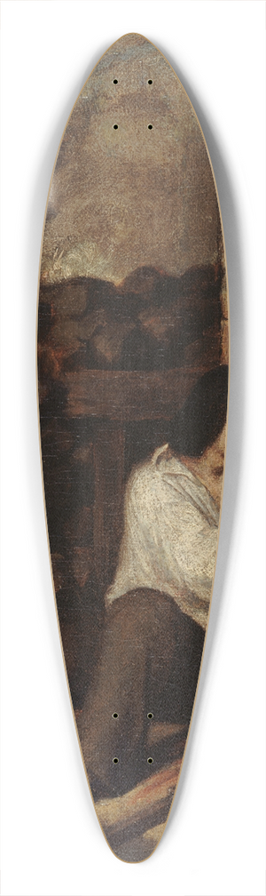 Antoine Johannot - pisode de la rvolution de 1848 39.3 inch art pintail longboard deck