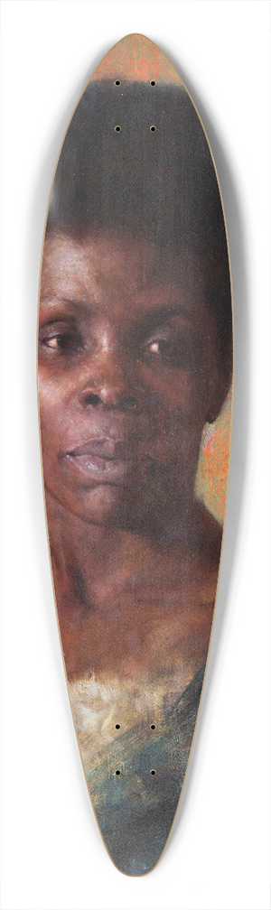 Anton Azbe - Zamorka 39.3 inch art pintail longboard deck