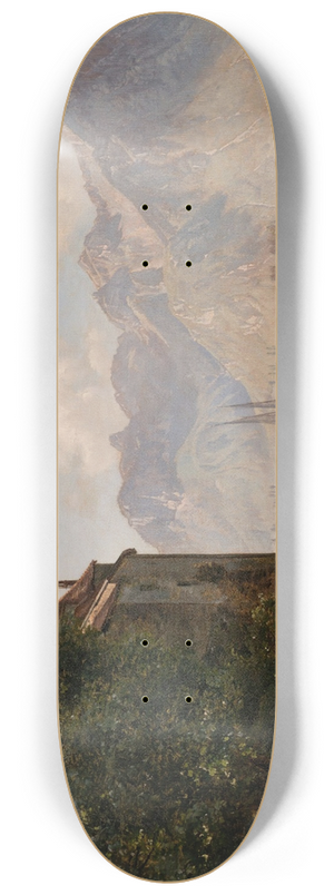 Janus la Cour - Chteau De Chillon,Lake Geneva 8.25 inch art skate deck