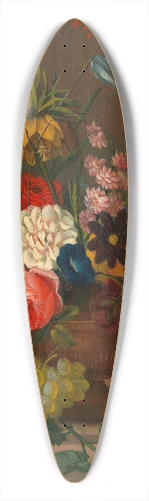 Anton Hartinger - Blumenstillleben mit Obst 39.3 inch art pintail longboard deck