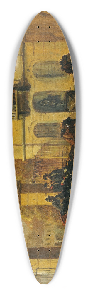 Anton Hermann Kowalsky - Ausfahrt 39.3 inch art pintail longboard deck